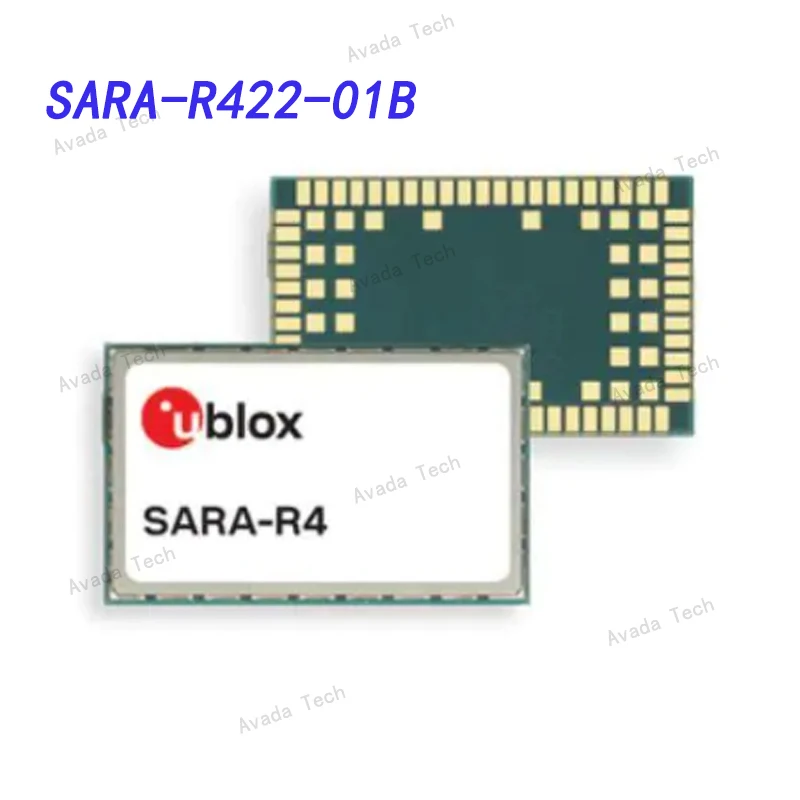 

Avada Tech SARA-R422-01B LTE Cat M1 NB2 and 2G module Band configurable LGA 16x26 mm