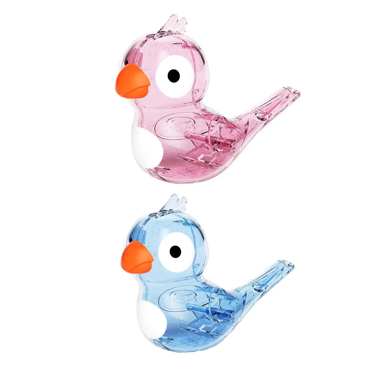 Bird Water Whistle with Lanyard Novelty Whistling Cartoon Whistles Toys for Holiday Party Supplies Easter Birthday Play Fun