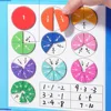 1 Pcs Mathematical Teaching Aids For Students On The Magnetic Fraction Learning Board Addition And Subtraction Operations 4