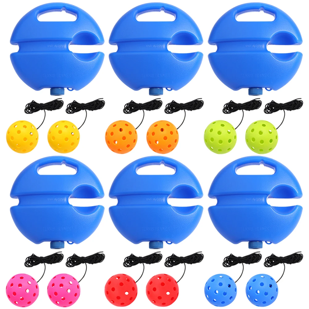 Pickleball Trainer Pickleball Ball Baseboard Indoor Outdoor Training Tool Exercise Kids Adult Single Player pickleball trainer