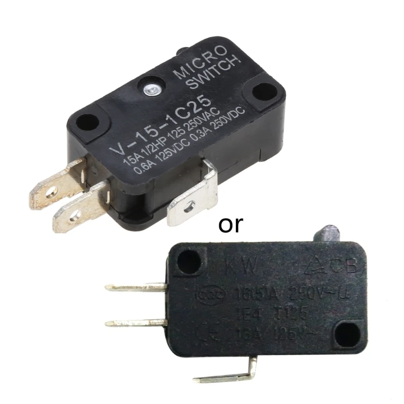 Micro-interrupteur V4 Piston - SPDT, 5A 30VDC, 250VAC, Pour Applications Diverses