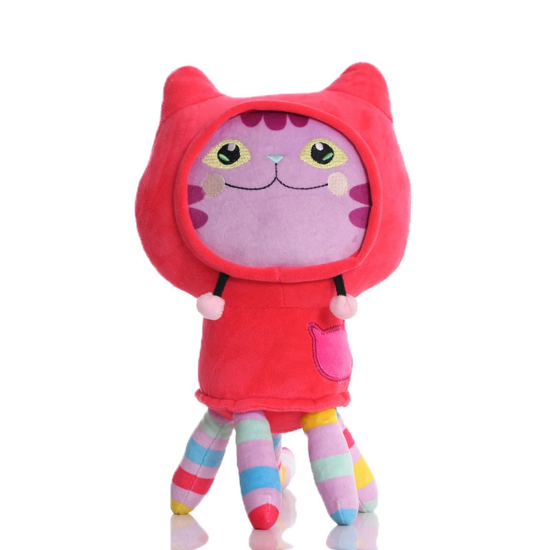 Plush Toy Doll Gabby Dollhouse Pandy Paws Cosplay Stuffed Animal For Kids