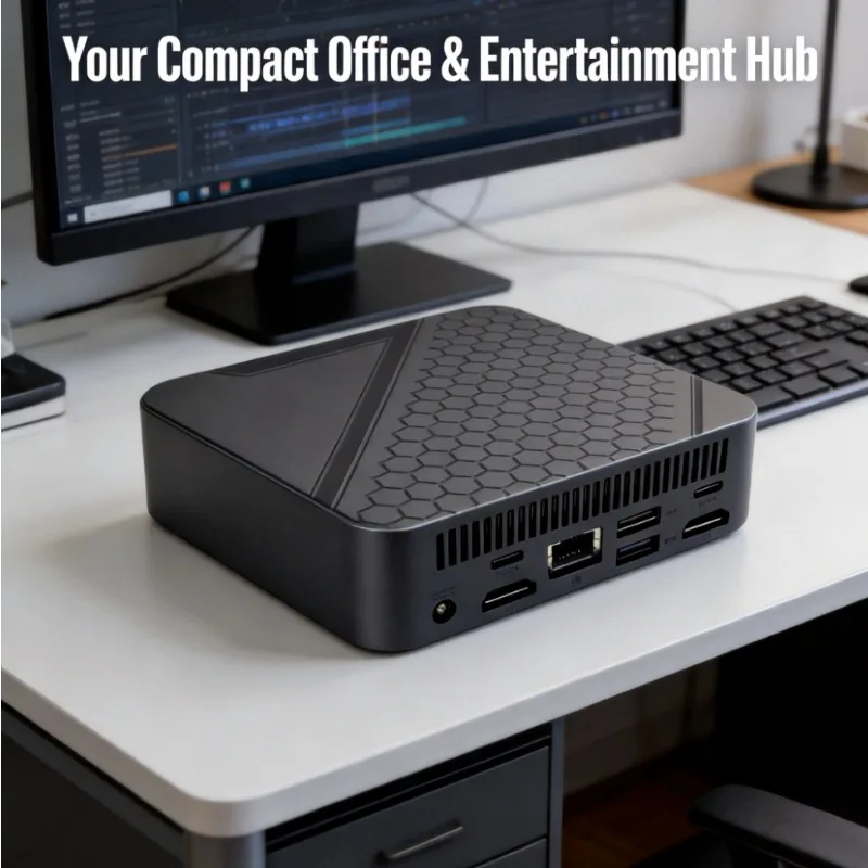 올씬 휴대용 2026 미니 PC N150 프로세서 8GB 16GB 램 SSD 4K 디스플레이 WiFi6 BT5.2 컴팩트 노트북