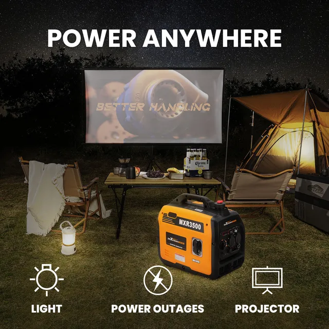 Générateur d'onduleur Portable Compact et puissant de 3500 watts, léger et silencieux pour camping-car 1