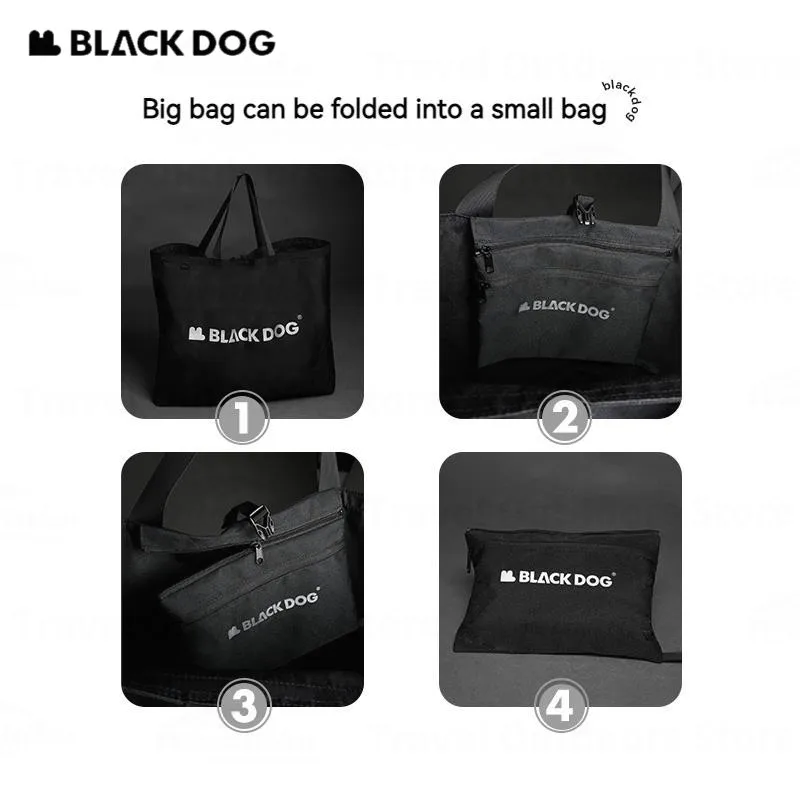 Naturehike BLACKDOG Storage Bag Camping Folded Ultralight Waterproof Sports Bag Outdoor Picnic Travel 900D Oxford Cloth Handbag