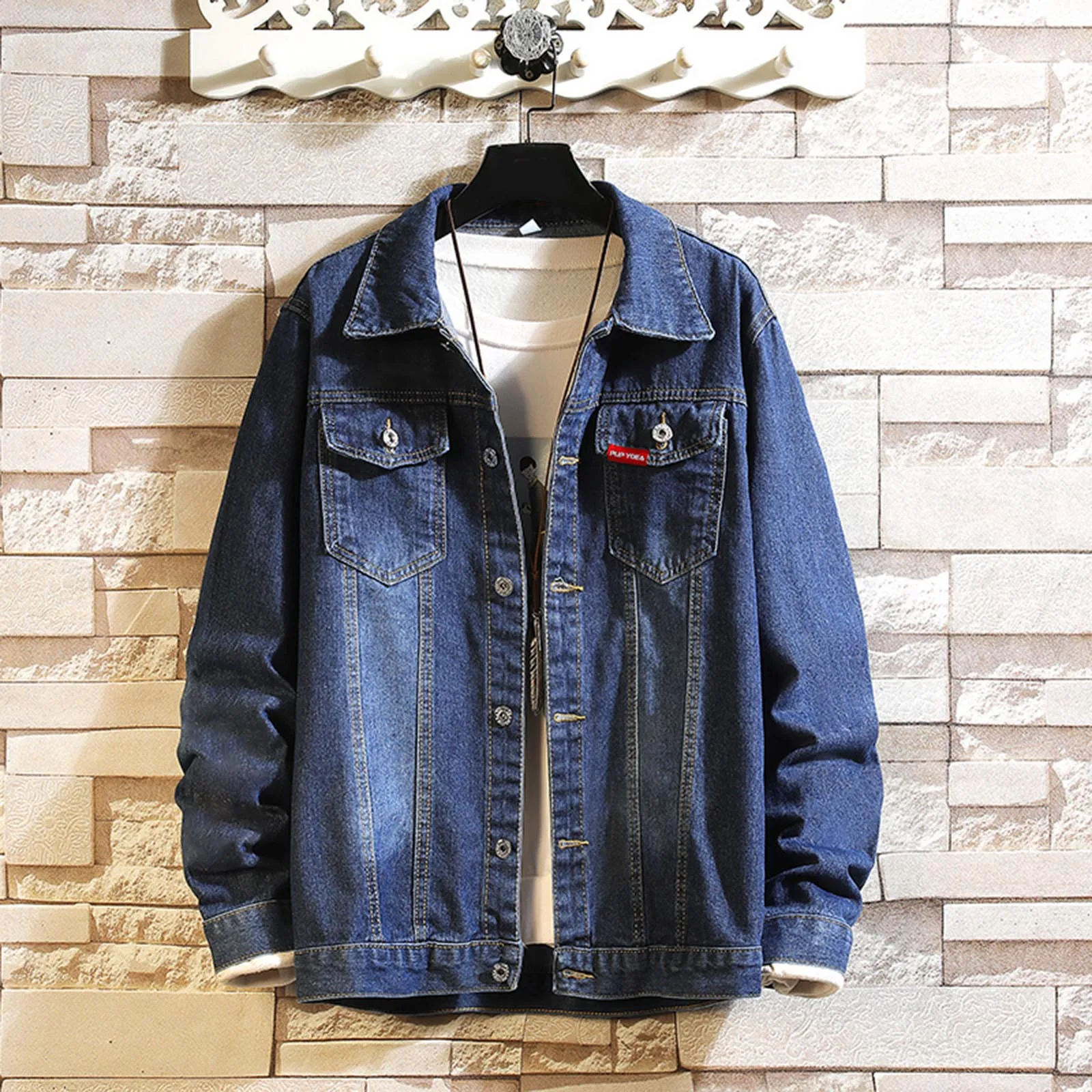 Jaqueta Jeans Masculina: A Escolha Definitiva para Outono e Inverno em 2024, image size:1600x1600