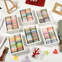 20 Rolls Skinny Washi Tape Scrapbooking School Supplies Basic Slim Decorative Adhesive Tape Stationery Decoration Masking Tape 1