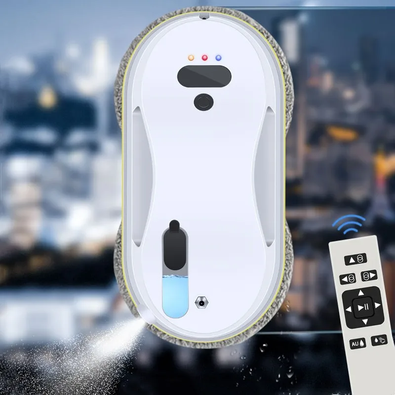 Water jet window cleaning robot high suction intelligent electric window cleaning robot single-sided glass cleaning robot 3