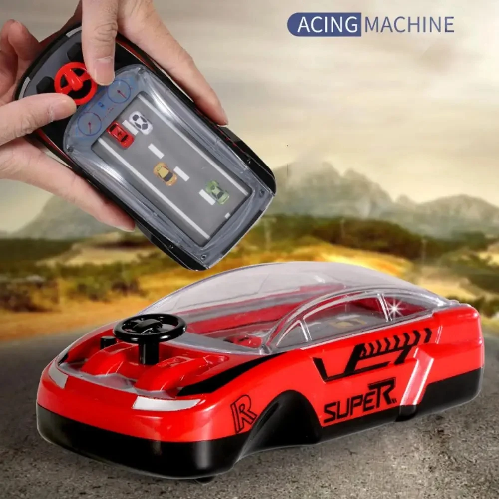 Children Car Adventure Table Games Toy Two Person Car Competition Interactive Party Games Handheld Gaming Console Toys for Kids 4