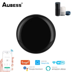 Aubess Tuya WiFi IR Remote Control For Air Conditioner TV Smart Home Blaster Infrared Universal Remote Controller For Alexa