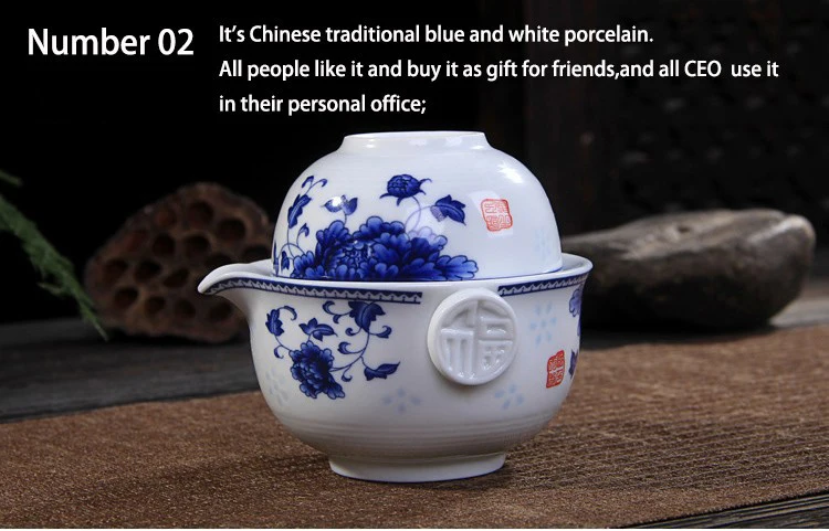 Ceramics Tea set Include 1 Pot 1 Cup Gaiwan Teapot Kettle Kung fu teaset