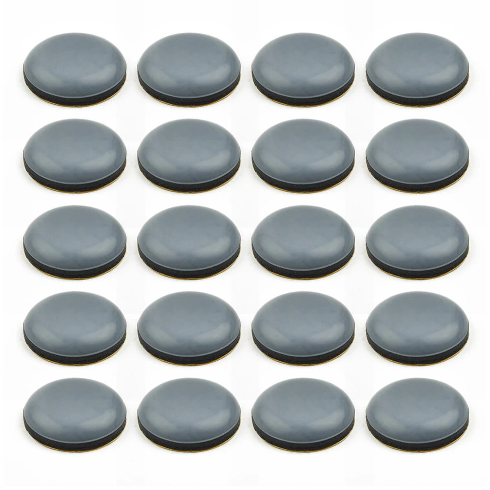 20Pcs Furniture Sliders Feet Glider For Carpet Movers Heavy Duty Shifter Removal Sliding Pads For Home Furniture Household