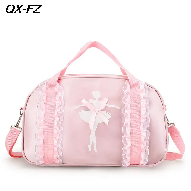 2025 Girls Dance Bag Ballet Dance Backpack Toddler Gymnastics Latin Dance Storage Bag Kids Yoga Tap Jazz Dance Print Handbag 4