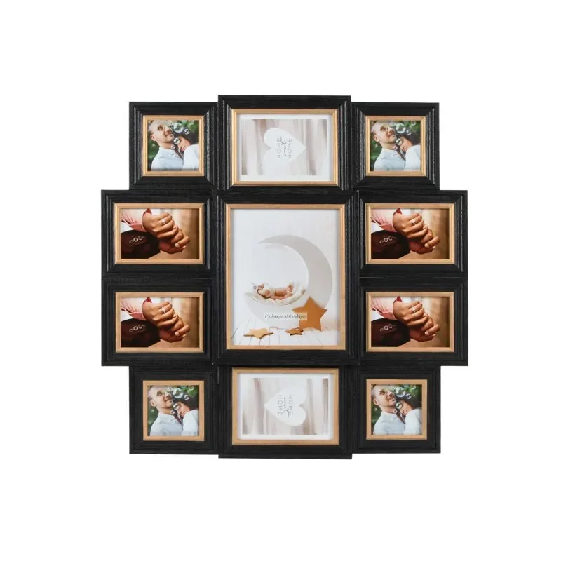 

11-Opening Multi-Sized Black Collage Picture Frame
