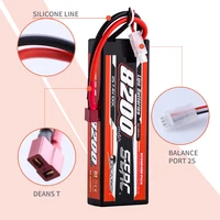 SUNPADOW 2S 3S 4S 7.4V 11.1V 14.8V Lipo Battery EC5 Plug 8200mAh 100C for RC Car Plane DJI Truck Tank Buggy Racing Boat Models 2