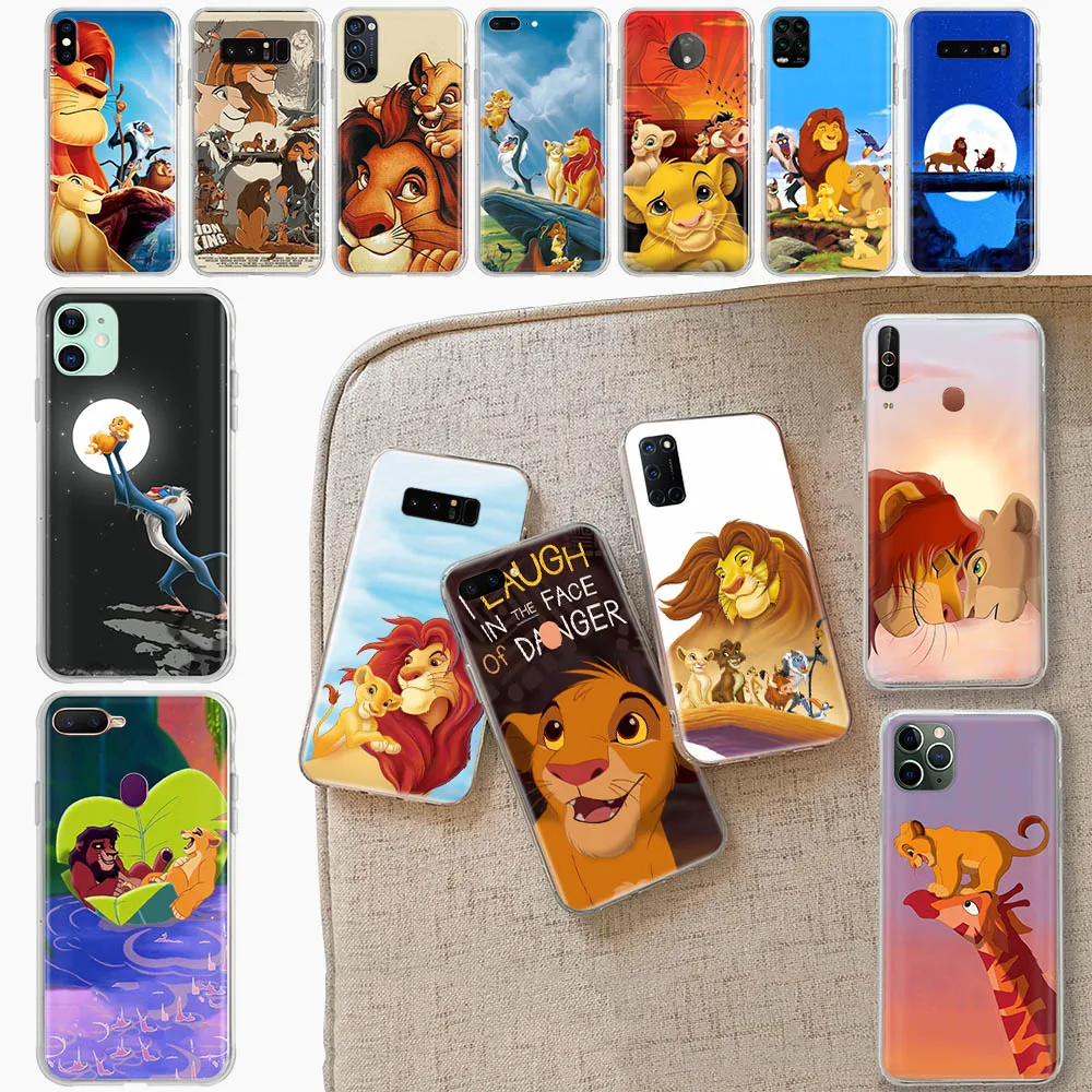 B-29 Lion King Custodia In Tpu Per Lg X4 Velvet V60 Thinq V50 V40 Stylo 6 Q61 Q52 K92 5G K9 K71 K61 K62 K22 Plus K50S