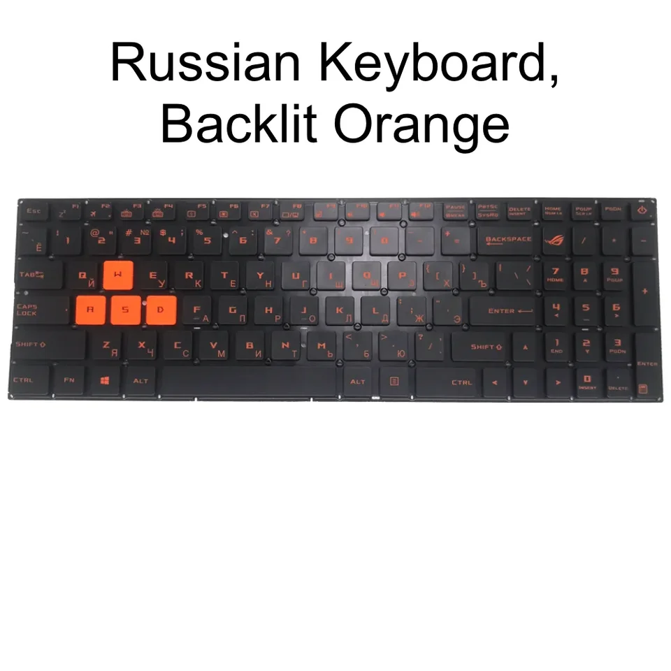 Clavier AZERTY Français De Remplacement Pour ASUS ROG STRIX GL502 / GL502VM / GL502VS - Neuf