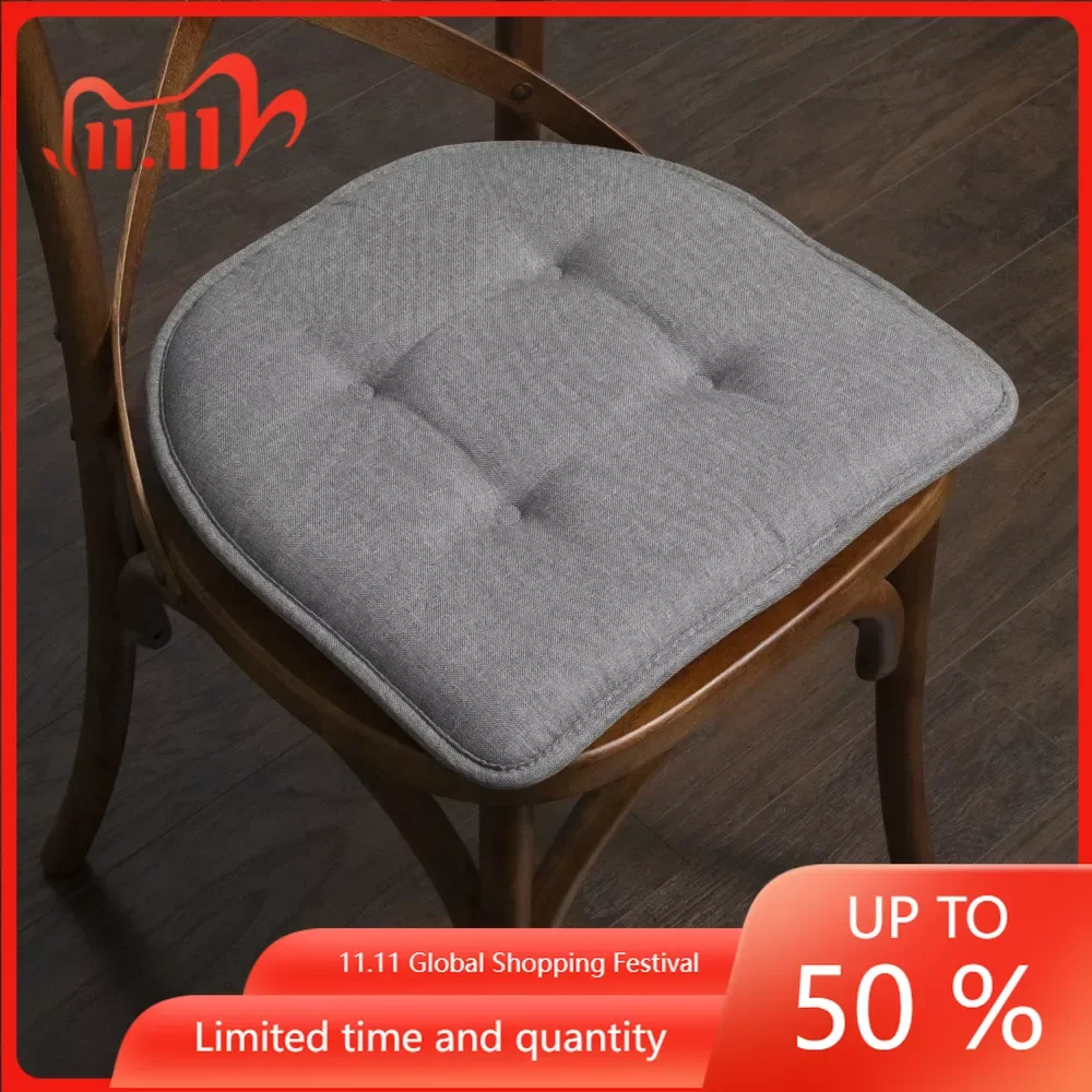 

Pillow Covers Decorative Sofa Cushions U-Shaped Memory Foam No Slip Back 16 X 16 Chair Pad Cushion 6 Pack - Gray Bed Backrest