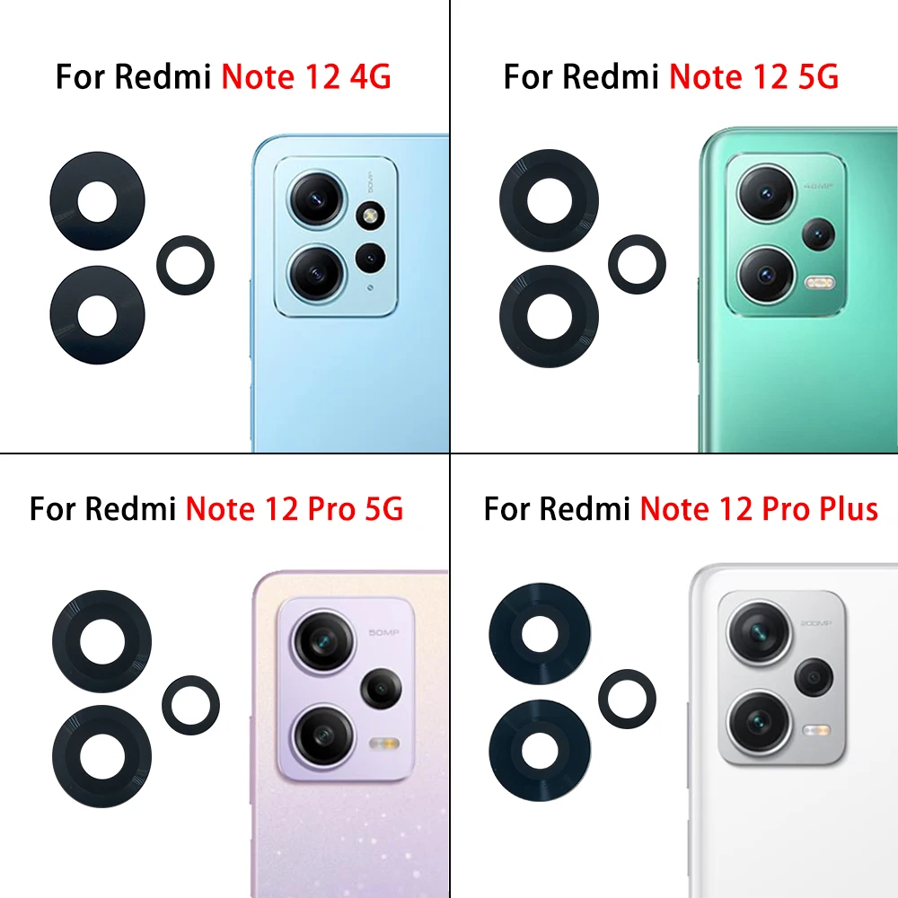 Lentille De Caméra De Remplacement Pour Xiaomi Redmi Note 11T - Avec Adhésif