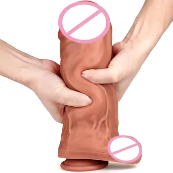 Giant Silicone Huge Dildo Realistic Dildos With Suction Cup Big Penis Dick for Women Masturbator Erotic G Point Adult Sex Toys 1