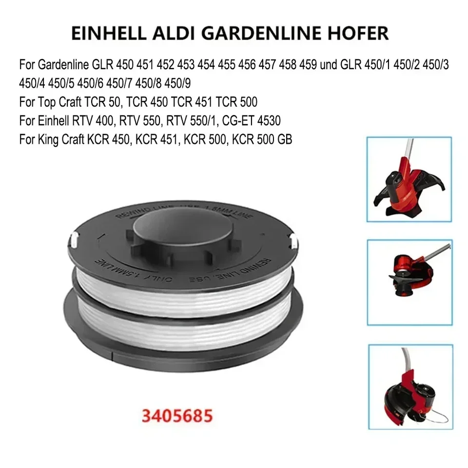 Per Einhell Coperchio tappo bobina di ricambio GC-ET 4530 Per Einhell Coperchio tappo bobina di ricambio GC-ET 4530