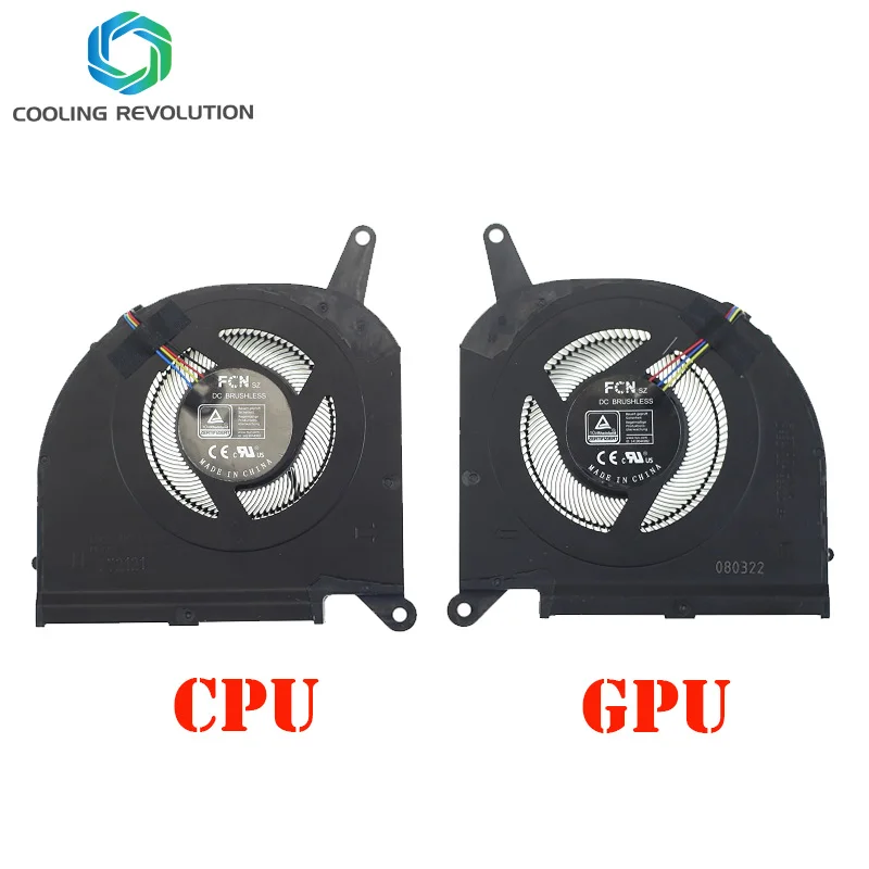 Laptop Cpu Gpu Ventilador de Refrigeração Dfscm22716392q Dfscm22d058830 Dc12v 1a Pinos para Ventilador Gigabyte Aorus Se4 Rx5m I712700h Rtx 3070