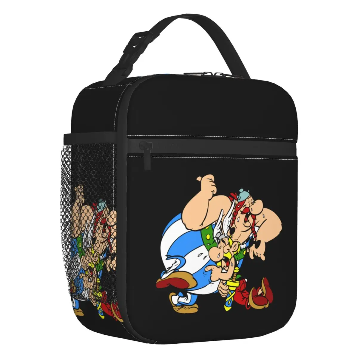 

Adventure Comic Asterix And Obelix Insulated Lunch Bags Manga Getafix Dogmatix Resuable Cooler Thermal Food Lunch Box