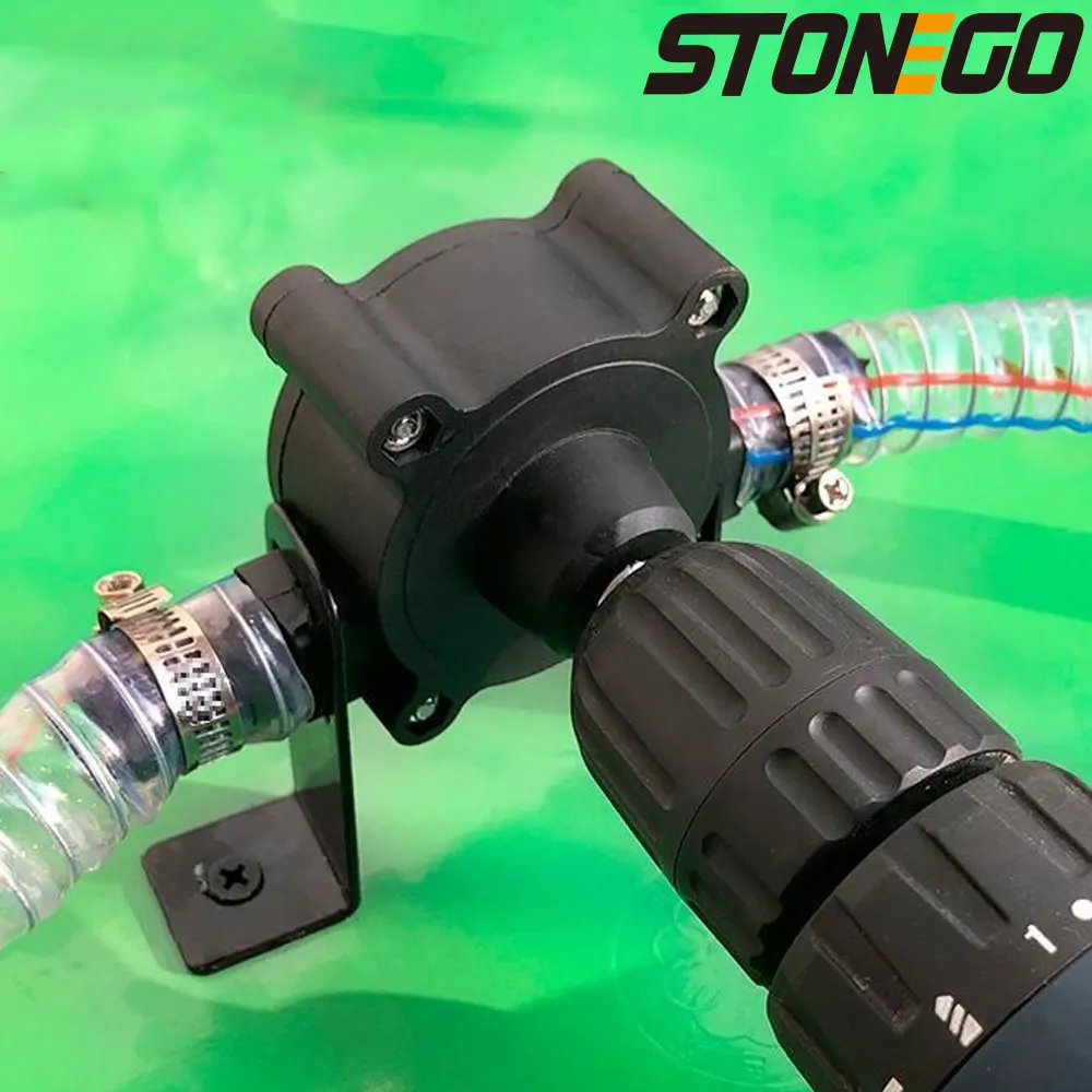 STOENGO Convenient Home Small Pumping God Pump Electric Drill Suction Pump Water Self-absorption Type