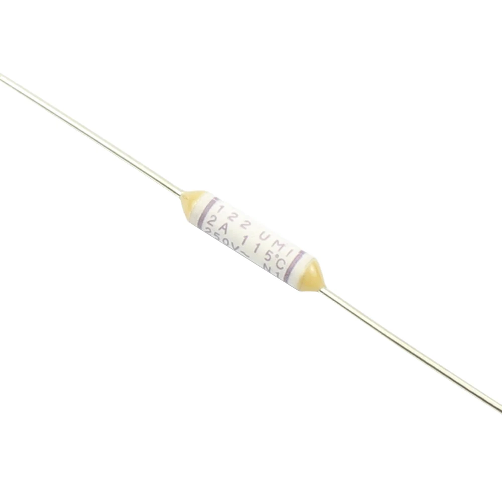 5pcs Thermal Fuse Type 122 TF 115C 115 Degree 2A 250V Axial Lead