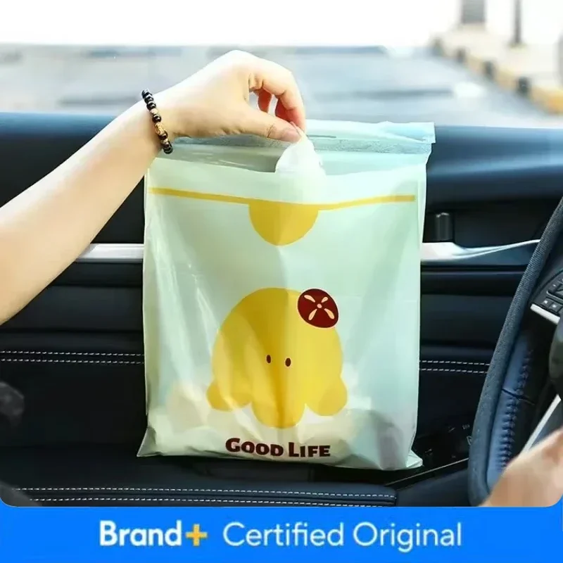15/2 Pcs Car Trash Bag Disposable Garbage Waterproof Car Trash Can Bag Stick To Anywhere Inside Your Bags Accessories