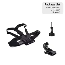 Hands - Free Action Camera Chest Harness - Adjustable Strap Mount for Dynamic Filming and Outdoor Adventures