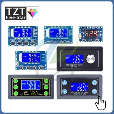 TZT 1Hz-150Khz Signalgenerator PWM Board Modul Pulsfrequenz Arbeitszyklus Einstellbares Modul LCD-Display 3,3V-30V 1Hz - 150Khz – Detail 2