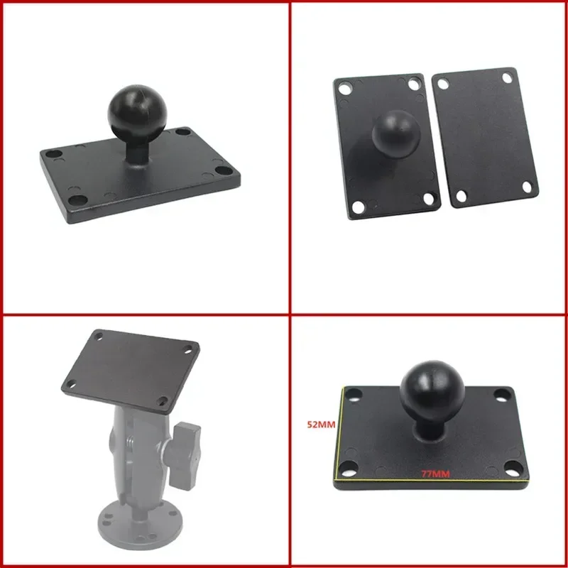 Phone Holder GPS Holder 1 Inch Ball Head Motorcycle Base Stand For Garmin DSLR Gopro Xiaomi