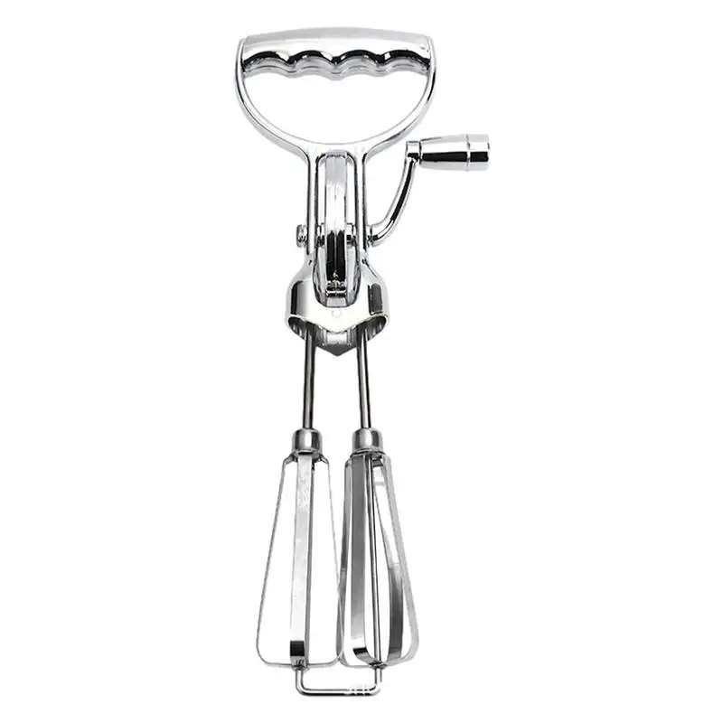 

Stainless Steel Egg Mixer Rotary Hand Crank Mixer Stainless Steel Cake Baking Tool for Making Snacks Breads Sauces Desserts