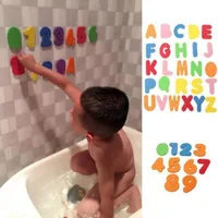36PCs Baby Bath Toys Alphanumeric Letter Bath Puzzle Soft EVA Kids Baby Toys Early Educational Kids Baby Tool Bath Toy Funny Toy 2