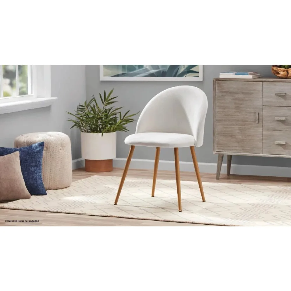 

Modern Accent Chair, Cream White