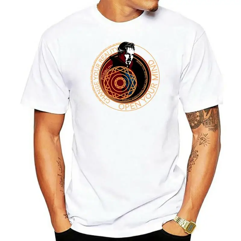 Doctor Strange T Shirt Doctor Strange T-Shirt 100 Cotton Man Tee Shirt Impressionante Maglietta Stampata Big Beach A Maniche Corte
