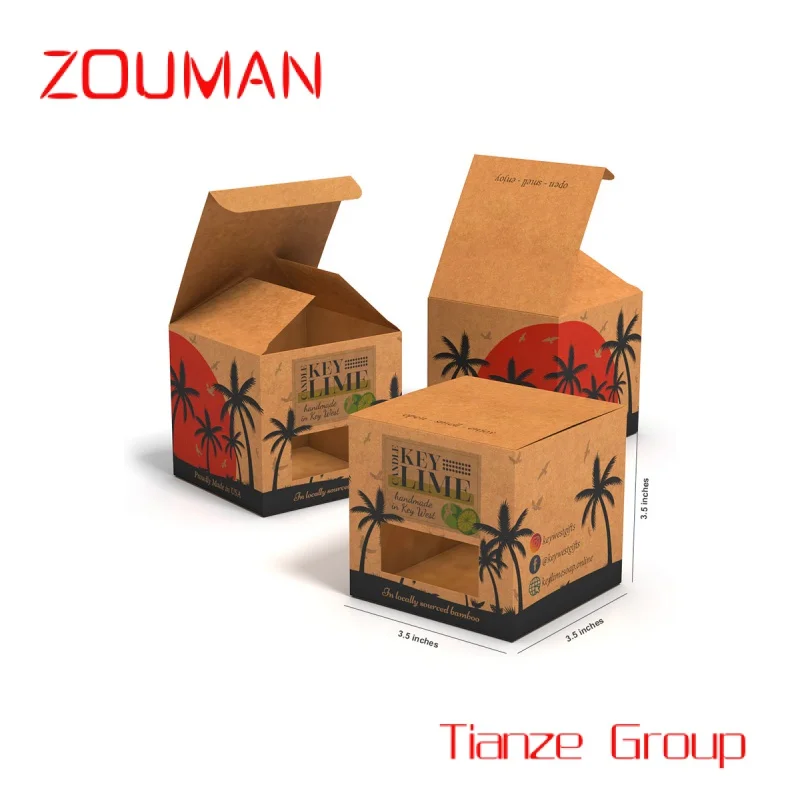 Рисунок 2 - Квадратная складная коробка с логотипом под заказ