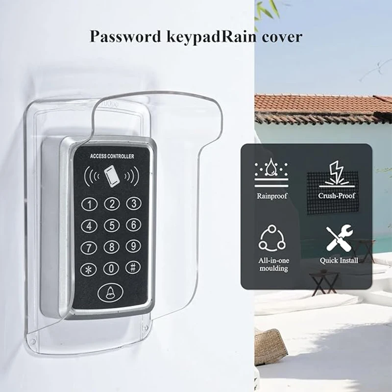 Outdoor Keypad Cover, Ring Doorbell Cover Weatherproof ,Doorbell Rain Cover,Doorbell Protector Suitable for Access Controller
