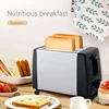 Electric Toaster Machine Mini 2 Slice Slot Stainless Steel Restaurant Appliance Sandwich Burger Bun Bread Breakfast Toaster 6