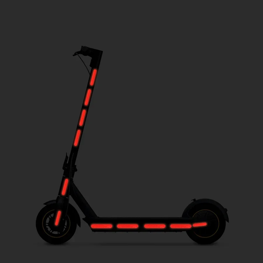 Reflective Stickers PVC for Segway Ninebot Max G30 G30D Xiaomi M365 PRO 1S Pro2 Electric Scooter Body Multi Function Parts 20PCS