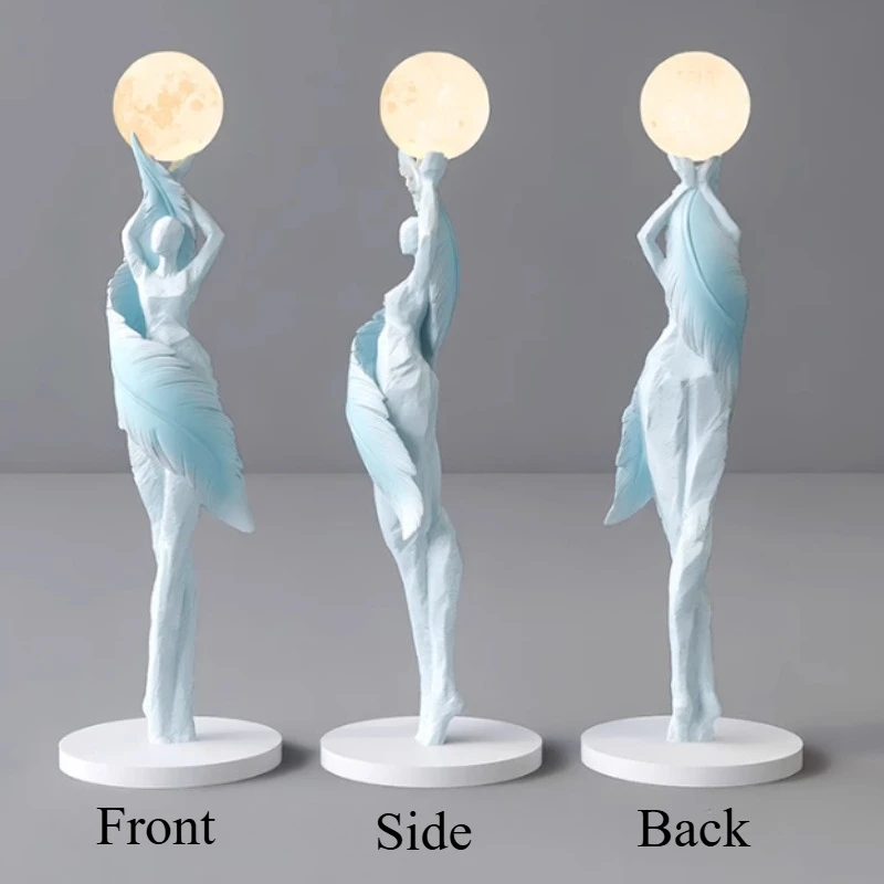 Creative Ornaments Aesthetic Figurines Modern Interior Sculptures Room Decoration Accessories Bedroom Decor Home Decorations - 3