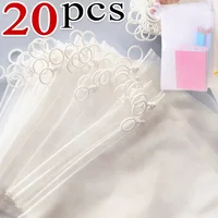 Portable Zip Storage Bag Document Charging Line Sturdy Transparent Matte Zipper Pouch Travel Convenient Frosted Cosmetic Bags 1