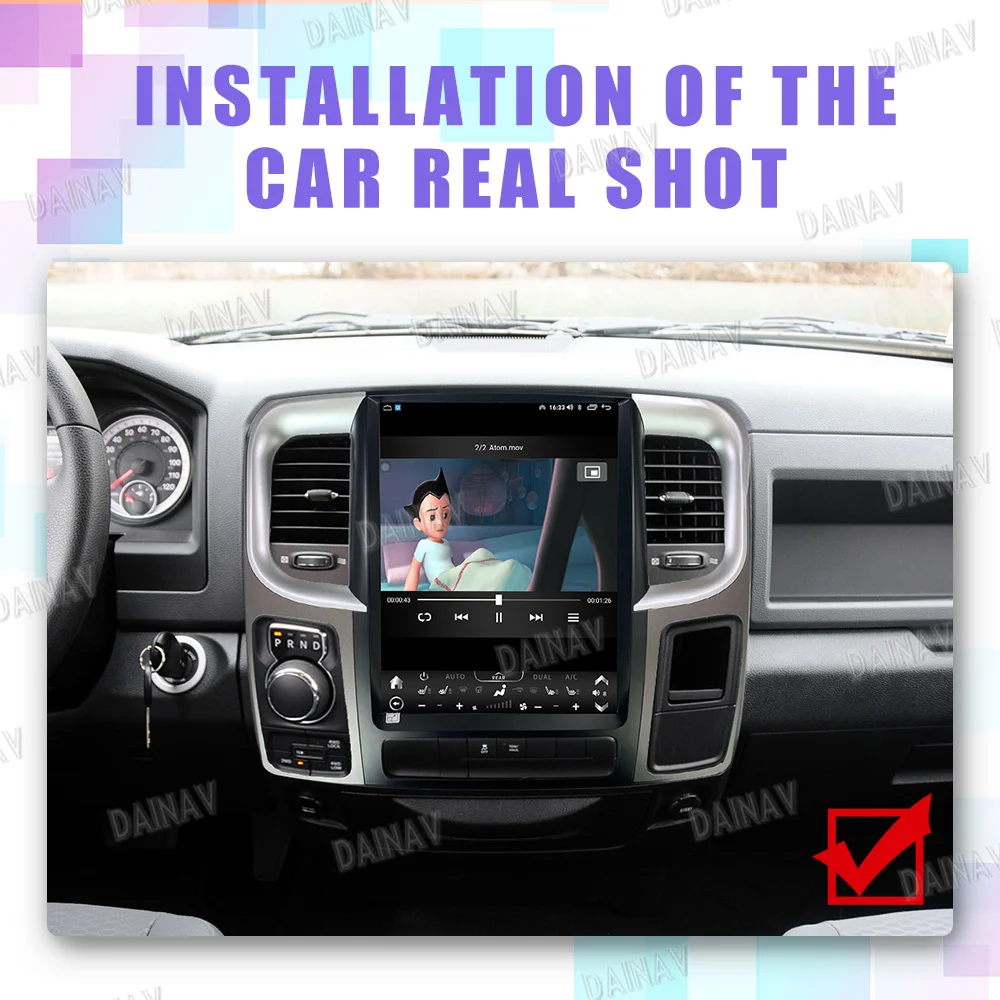 

13Inch Android 12 Car Audio For Dodge RAM 1500 2500 2013-2018 Car Radio GPS Multimedia DVD Player Tesla GPS Navigation Head Unit