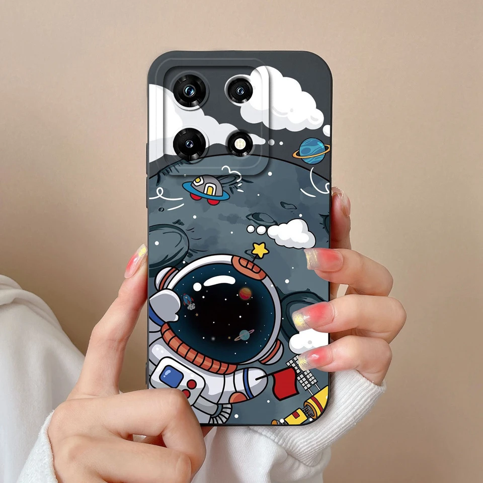 Cute Cat Silicone Liquid Shockproof Bumper Case