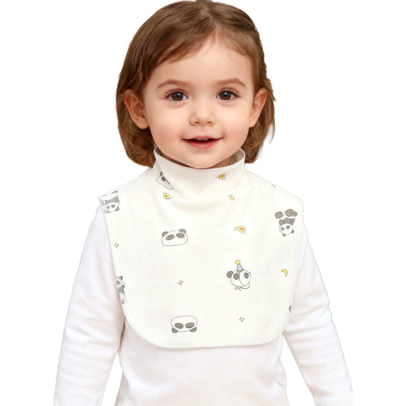 어린이 남아 여아 따뜻한 스카프 넥 커버 디키 모크 넥 탈부착 가능 방풍 하프 하이 칼라 봄 가을 다용도 베이스 레이어