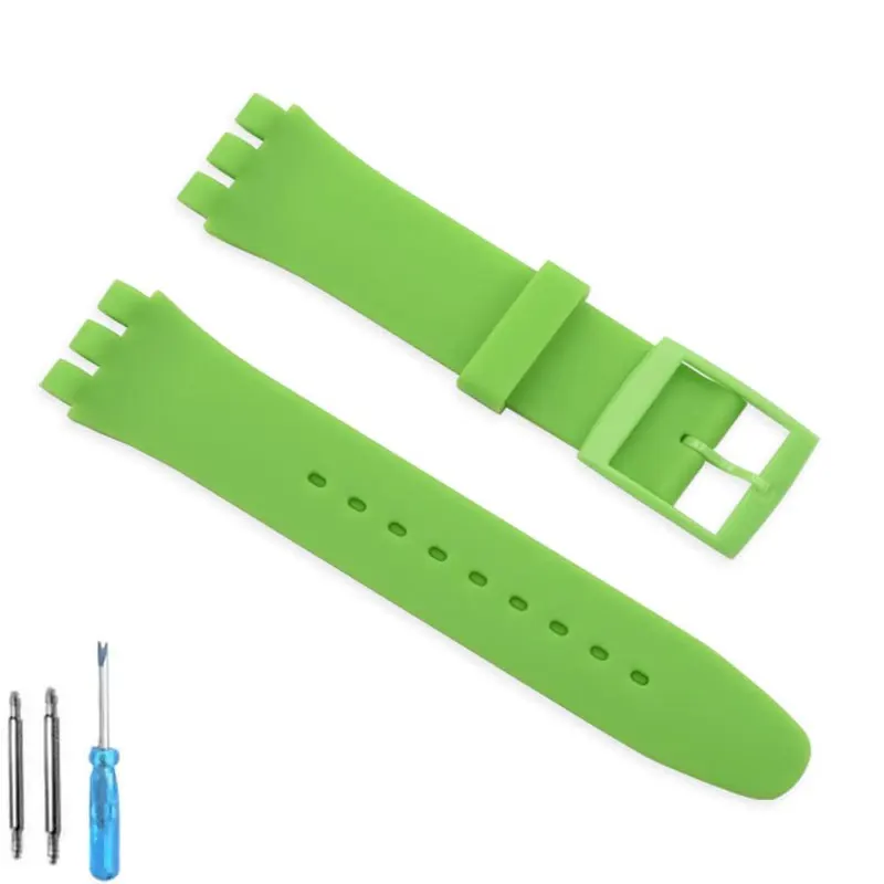 Colorful Transparent Soft Silicone Watch Strap Replacement Bracelet - Unisex