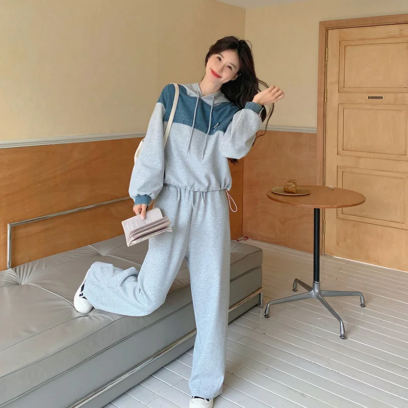 Set di felpe con cappuccio da cowboy con cuciture 157 (in precedenza 165A) -8618-P155-K218_voghion.com