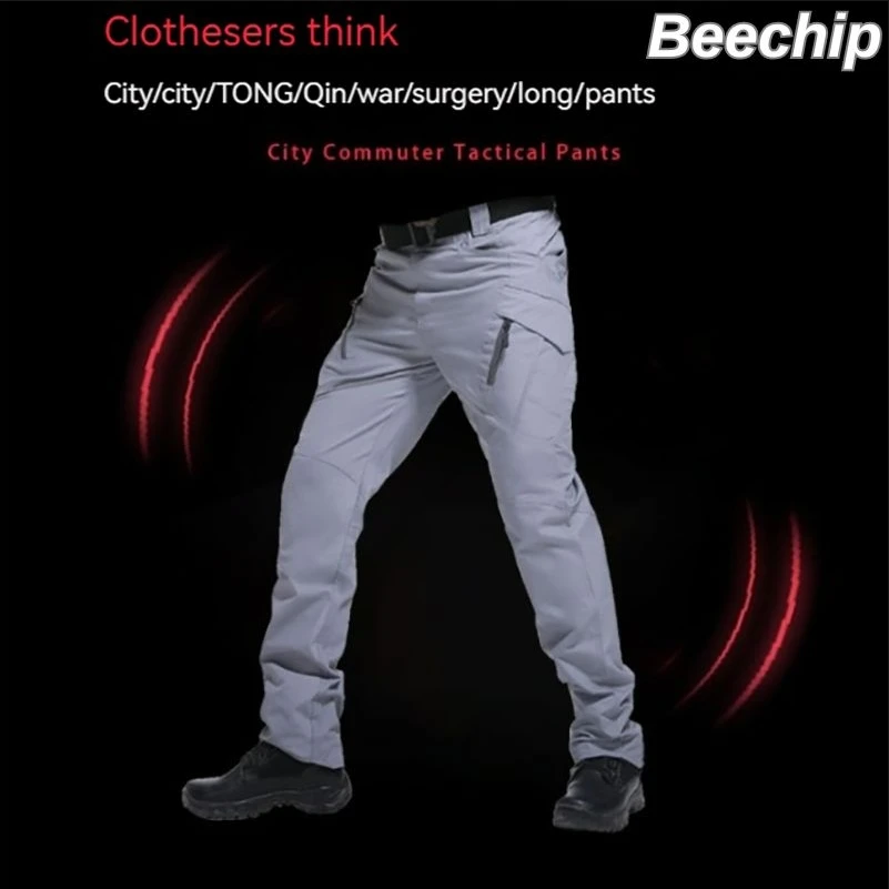Checker Consul Tactical Long Men's Slim Fit Military Fan Outdoor Workwear Pants Straight Barrel Multiple Pockets hiking pants