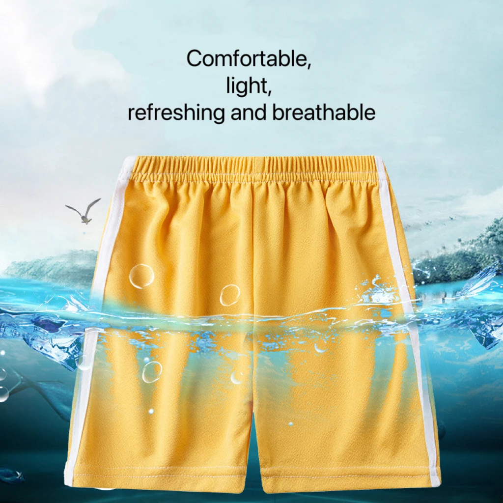 1pcs Summer Boys Shorts Girls Solid Color Beach Shorts Kids Baby Casual Pant Children Short Pants Sport Clothing Outwear